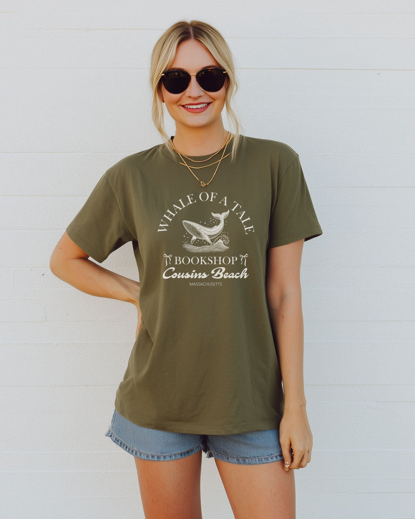Whale of a Tale Bookshop T-Shirt | The Summer I Turned Pretty Merch - Liam & Lore
