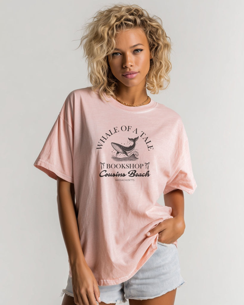 Whale of a Tale Bookshop T-Shirt | The Summer I Turned Pretty Merch - Liam & Lore