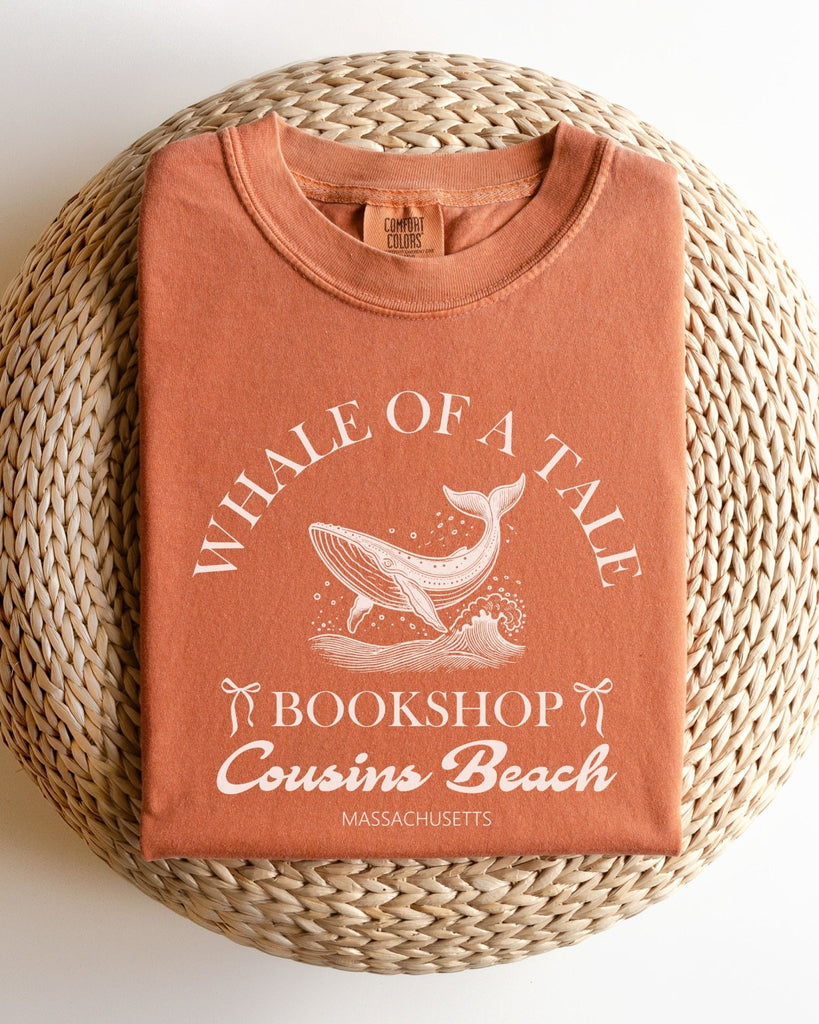 Whale of a Tale Bookshop T-Shirt | The Summer I Turned Pretty Merch - Liam & Lore