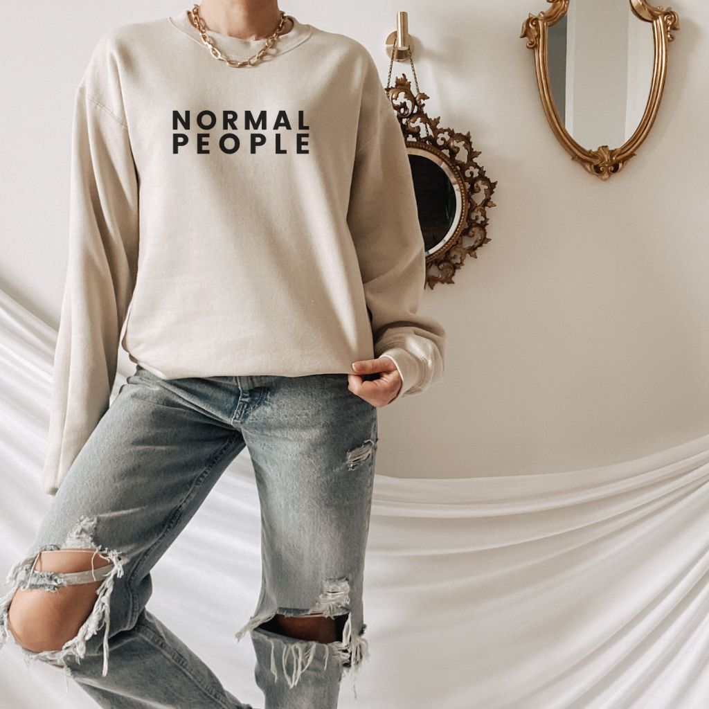 Sand Normal People Sally Rooney Inspired Sweatshirt - Bookish Sweater