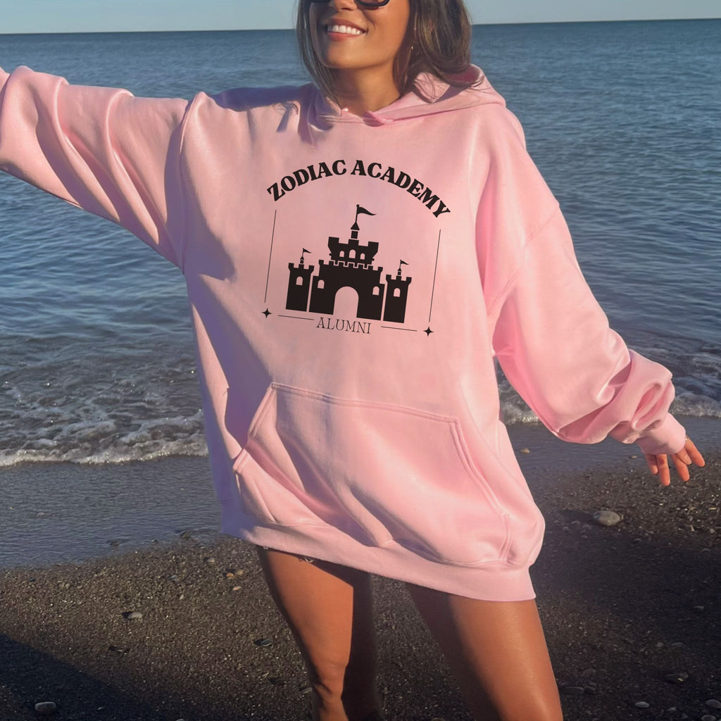 Light Pink Zodiac Academy Hoodie - Caroline Peckham Inspired Hoodie