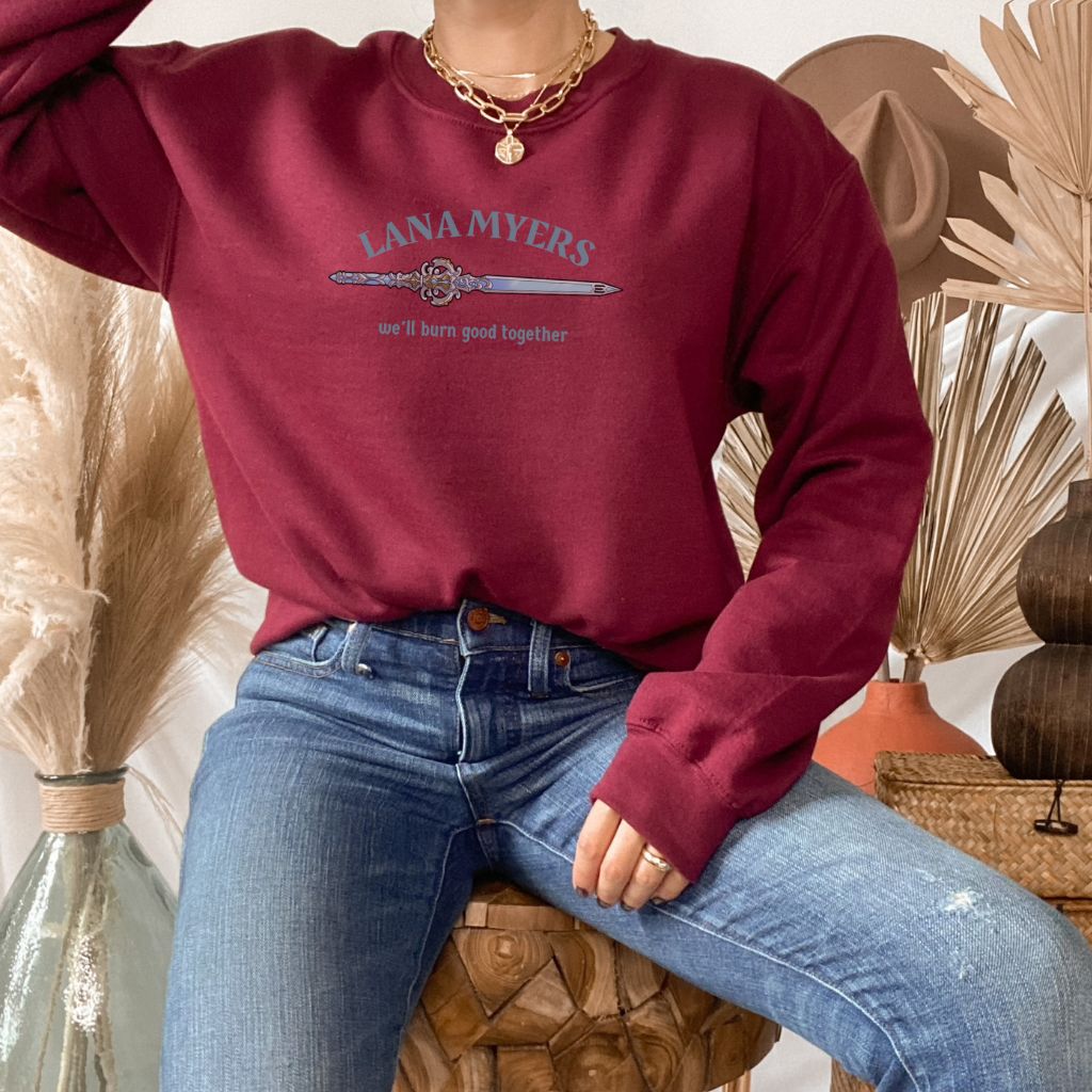 Maroon Mind F*ck Series Sweatshirt - S.T. Abby Inspired Bookish Sweatshirt