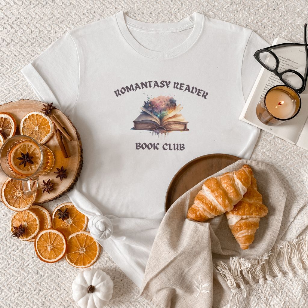 White Romantasy Readers Shirt - Inspired Romance Book Shirt