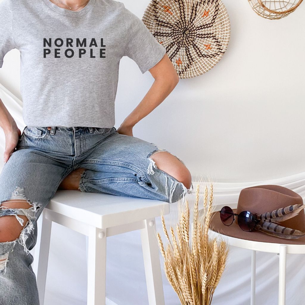 Sport Grey Normal People Sally Rooney Shirt - Inspired Bookish Shirt