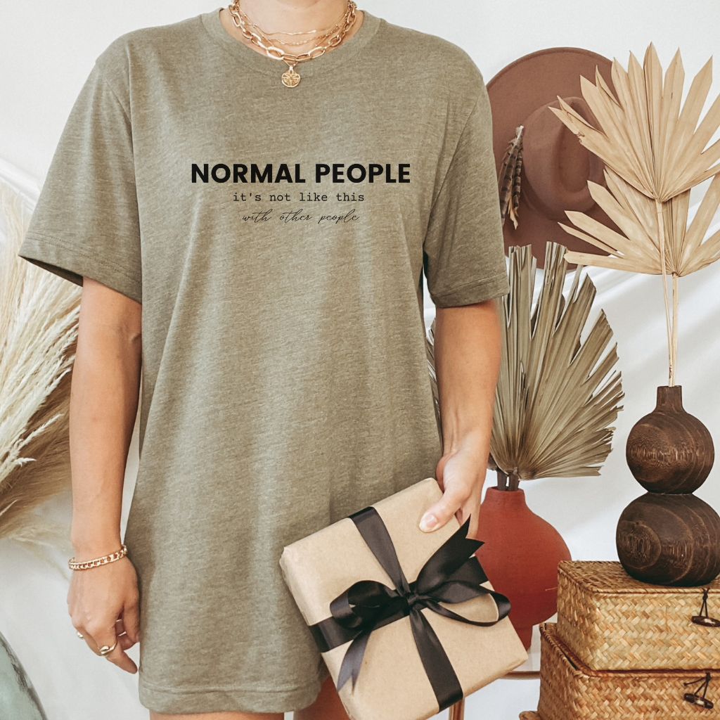 Heather Green Normal People Sally Rooney Inspired T-Shirt - Bookish Shirt