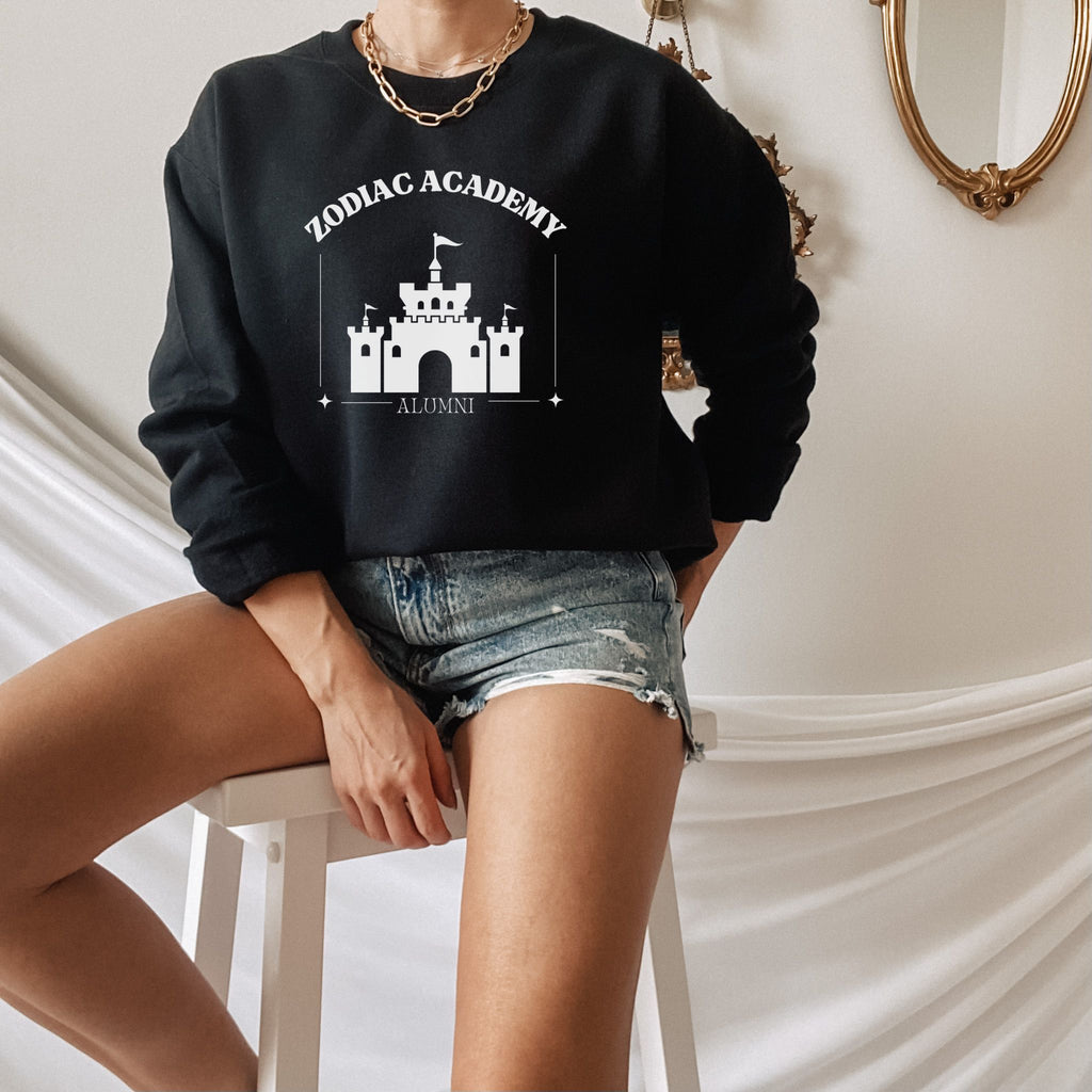 Black Zodiac Academy Sweatshirt - Caroline Peckham Inspired Sweatshirt