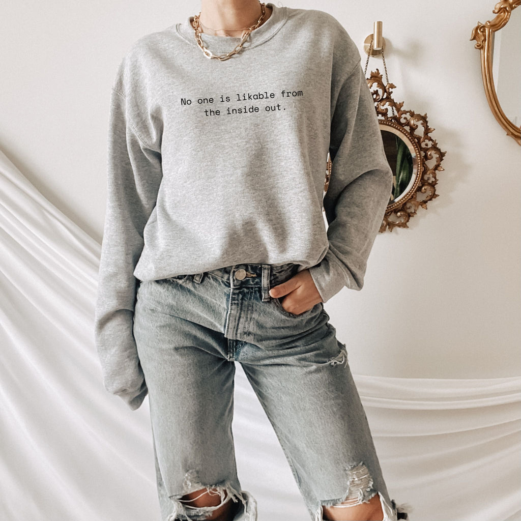 Sport Grey Verity Sweatshirt - Colleen Hoover Inspired Bookish Sweatshirt