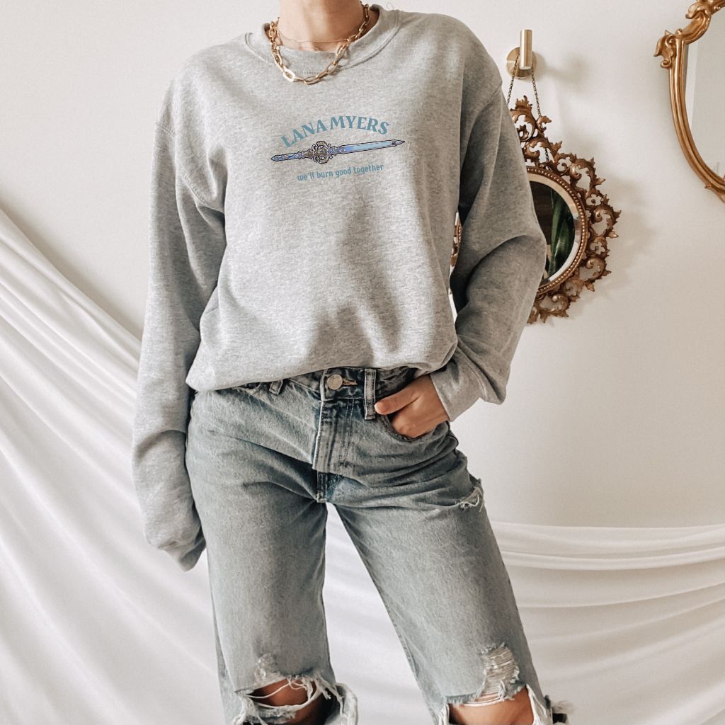 Sport Grey Mind F*ck Series Sweatshirt - S.T. Abby Inspired Bookish Sweatshirt