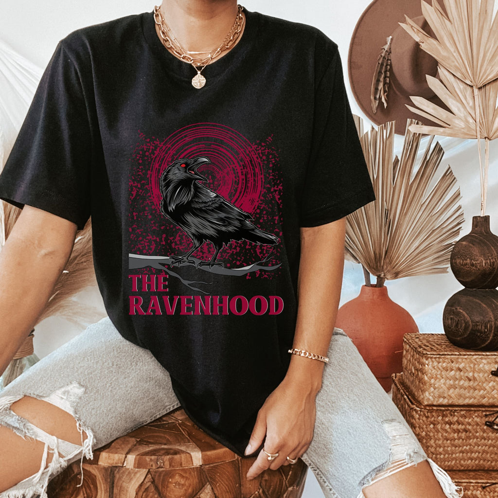Black The Ravenhood Shirt - Kate Stewart Bookish Inspired Shirt