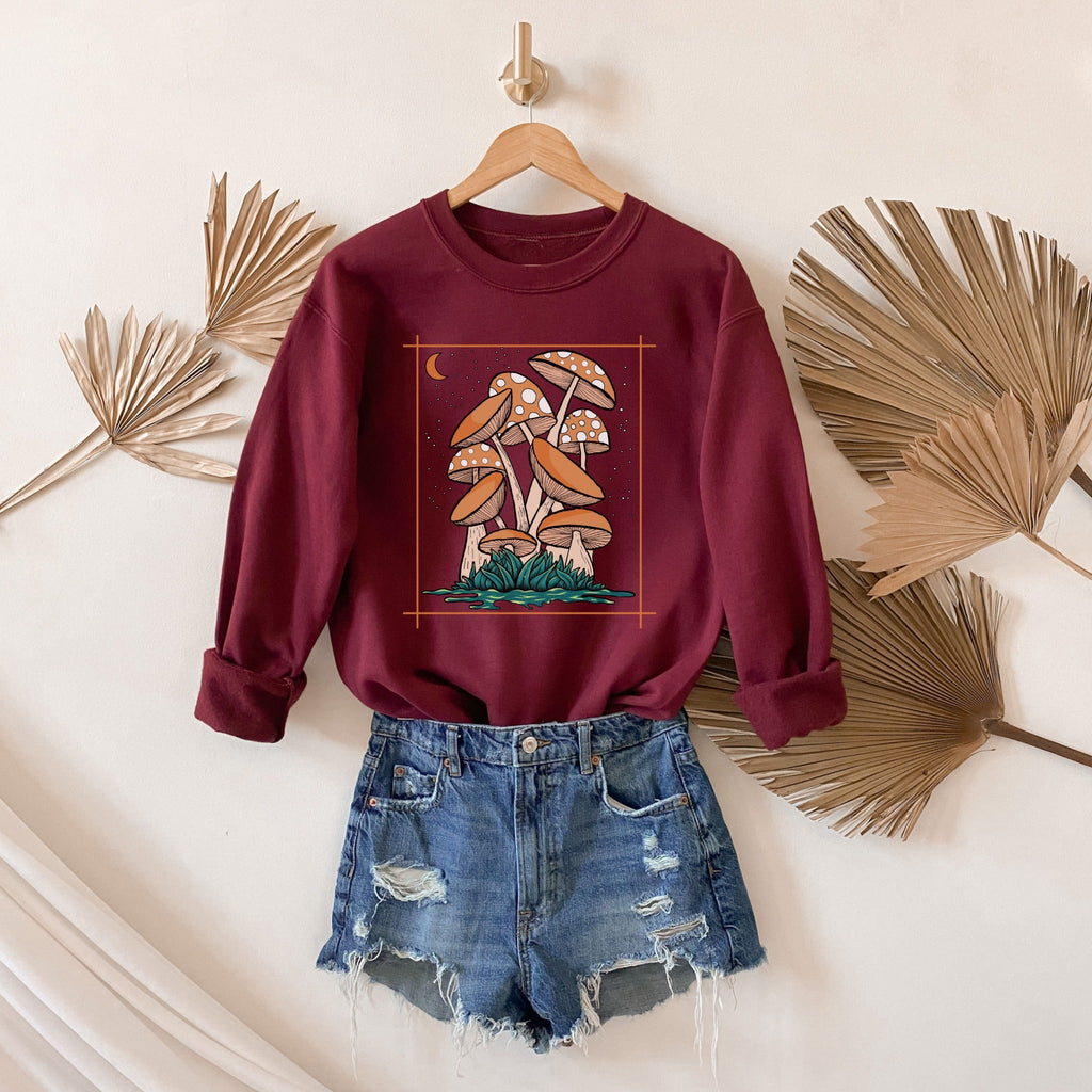 Cottagecore Mushroom Sweatshirt - Liam & Lore