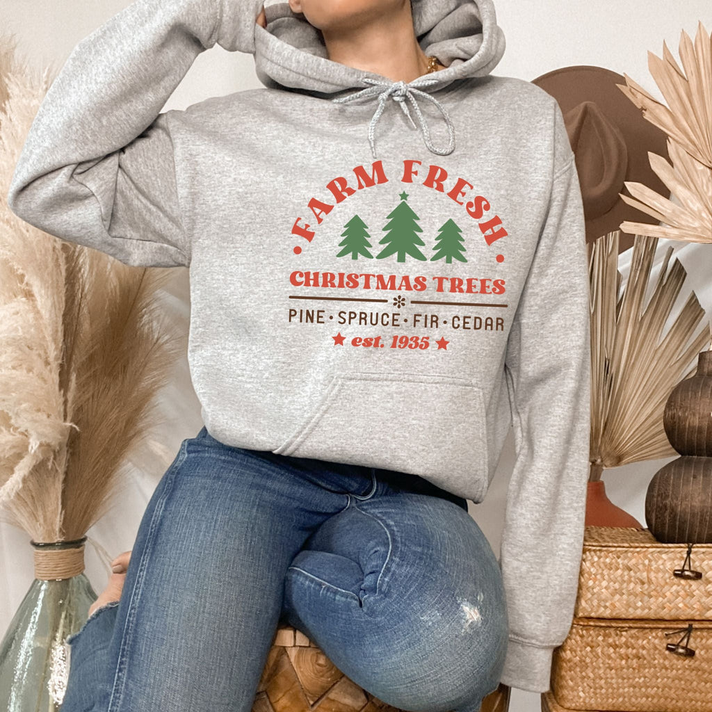 Farm Fresh Christmas Trees Hoodie - Liam & Lore