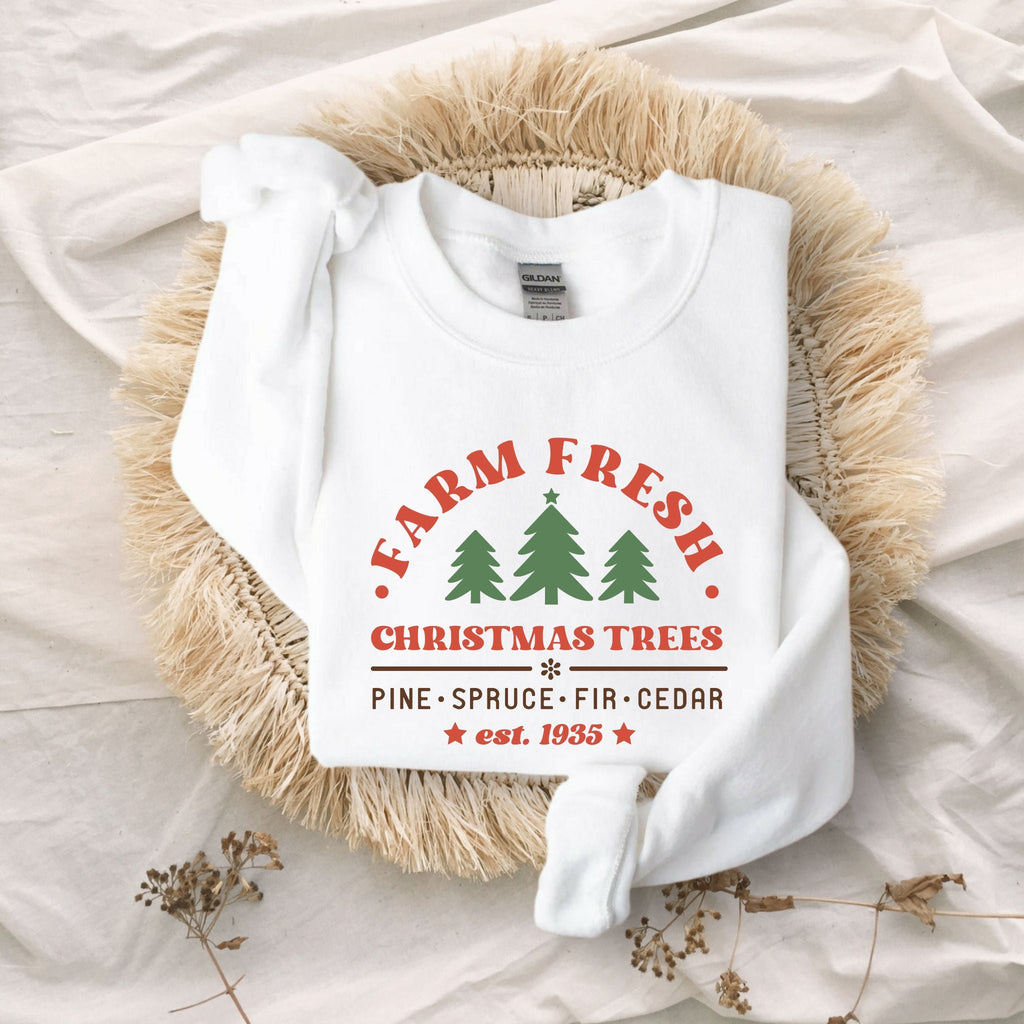 Farm Fresh Christmas Trees Sweatshirt - Liam & Lore