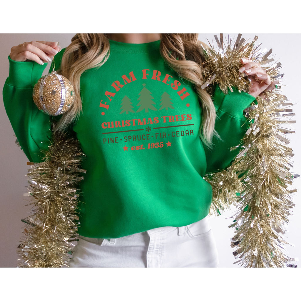 Farm Fresh Christmas Trees Sweatshirt - Liam & Lore
