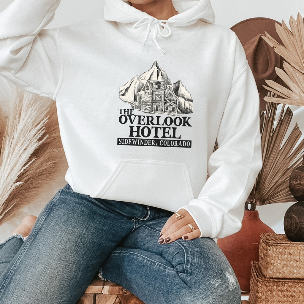 White The Overlook Hotel Hoodie - Stephen King Bookish Inspired Hoodie