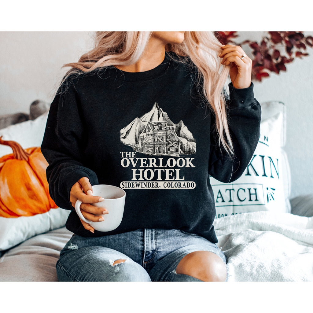 Black The Overlook Hotel Sweatshirt - Stephen King Inspired Bookish Sweater