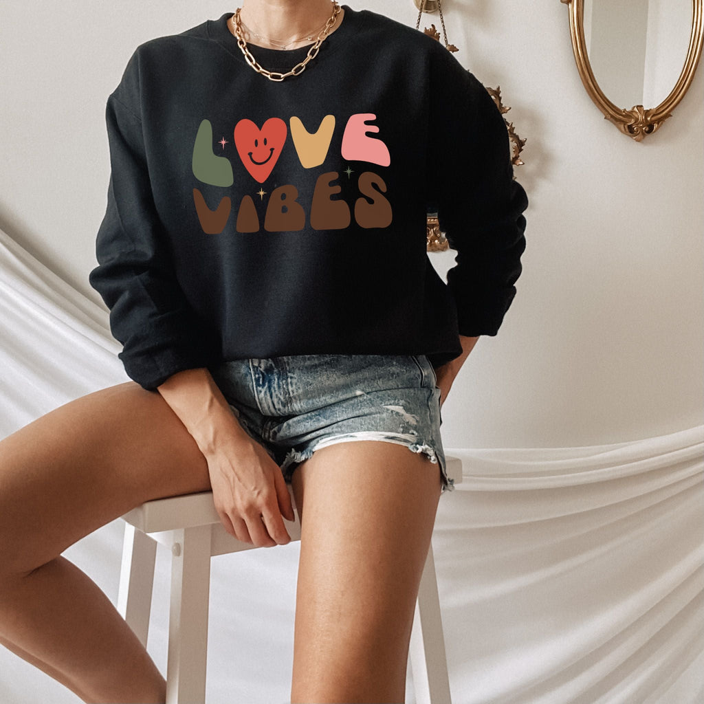 Love Vibes Valentines Sweatshirt - Liam & Lore