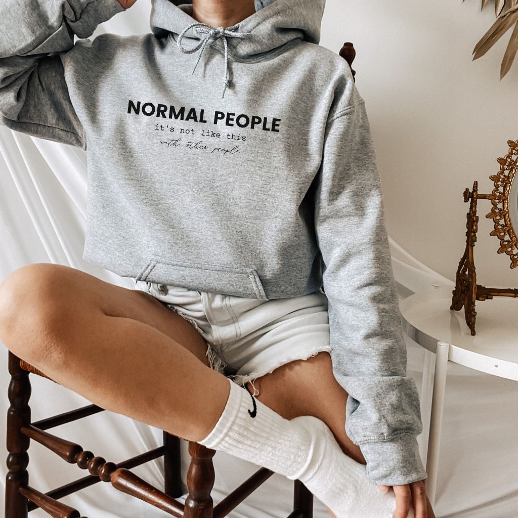 Normal People Sally Rooney Inspired Hoodie - Bookish Pullover Hoodie - Liam & Lore