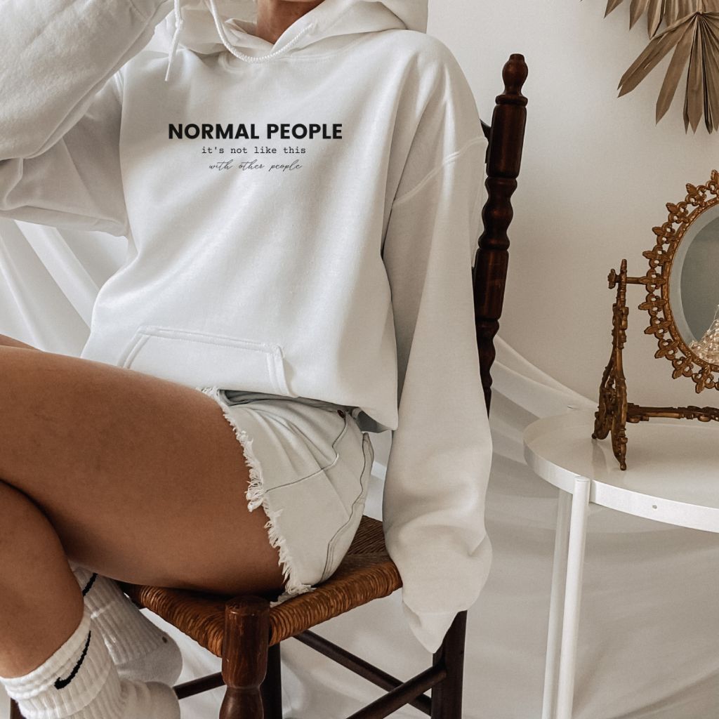 Normal People Sally Rooney Inspired Hoodie - Bookish Pullover Hoodie - Liam & Lore