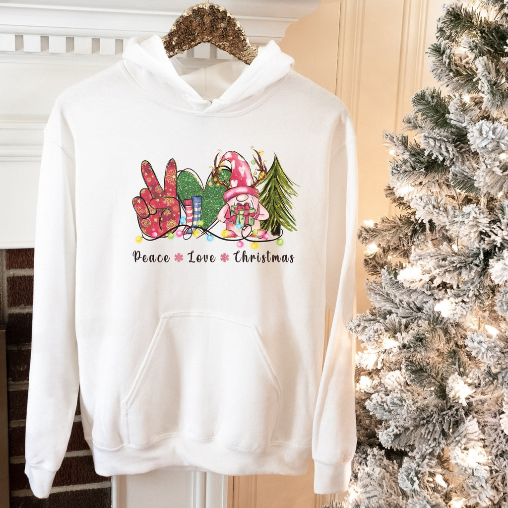 Peace Love Christmas Hoodie - Liam & Lore