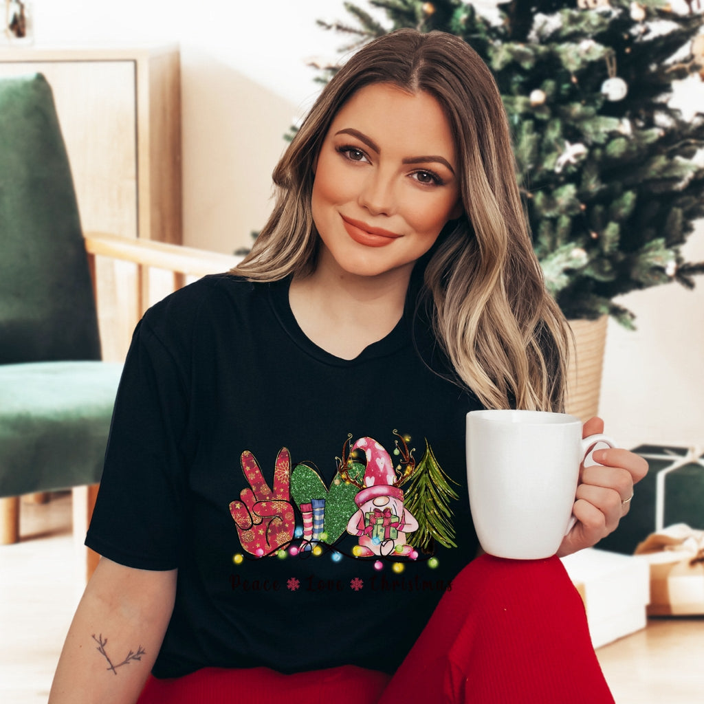 Peace Love Christmas Shirt - Liam & Lore
