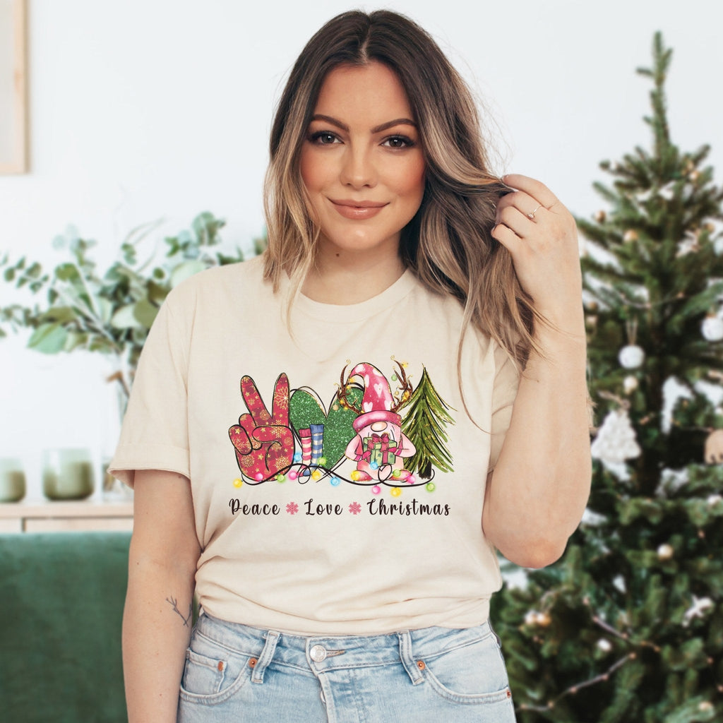 Peace Love Christmas Shirt - Liam & Lore