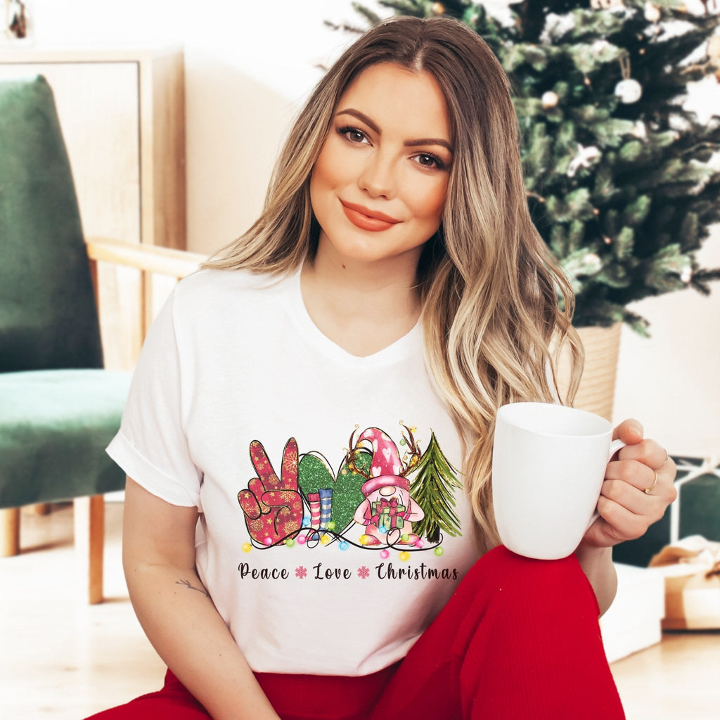 Peace Love Christmas Shirt - Liam & Lore