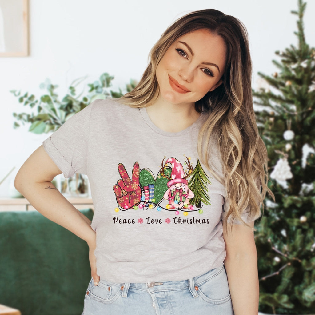 Peace Love Christmas Shirt - Liam & Lore