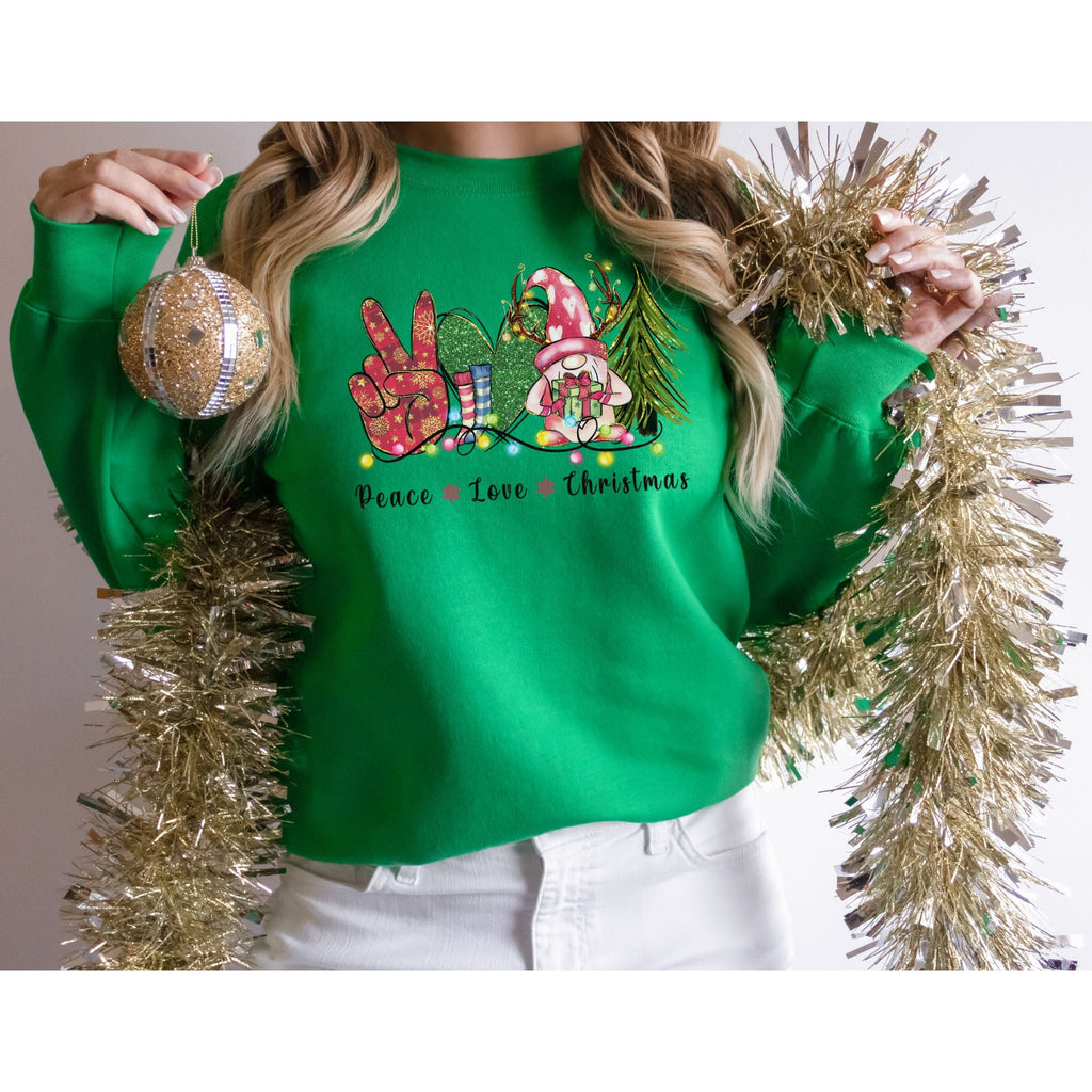 Peace Love Christmas Sweatshirt - Liam & Lore