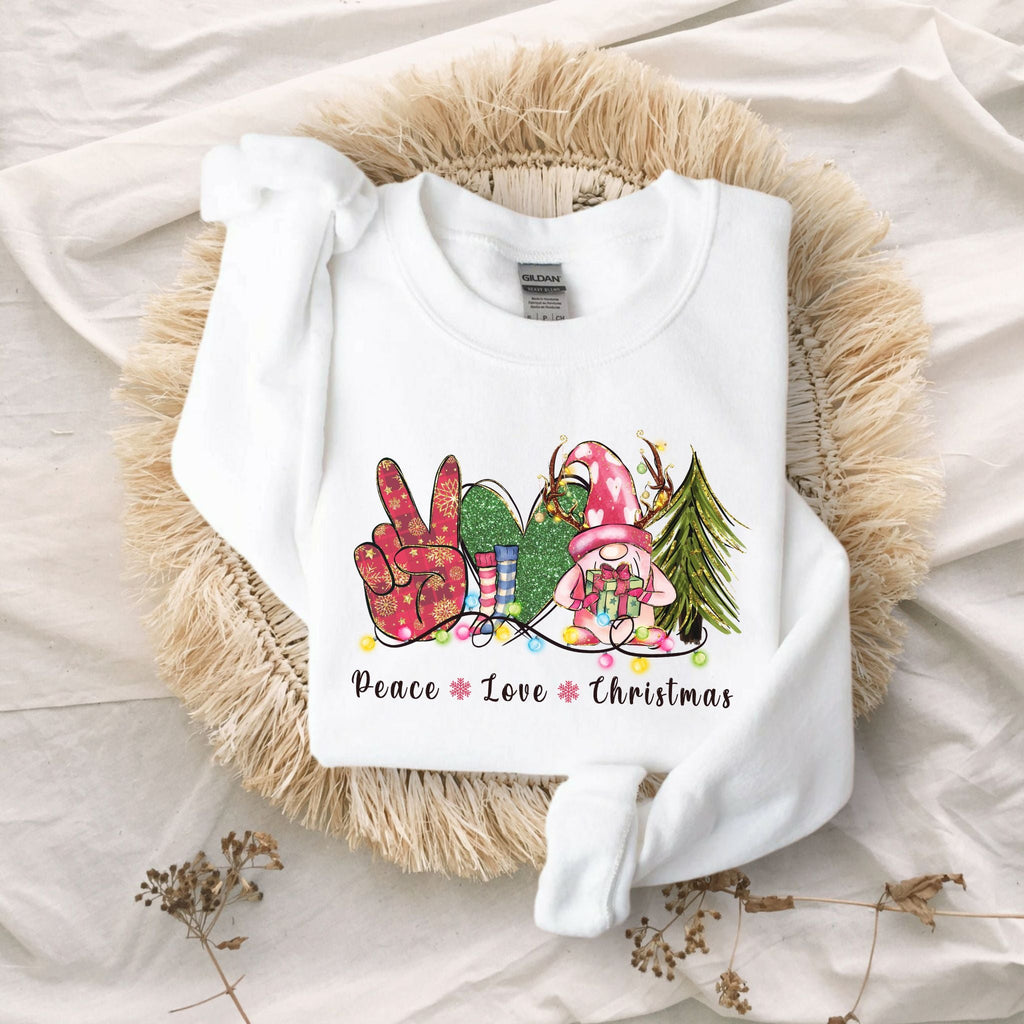 Peace Love Christmas Sweatshirt - Liam & Lore