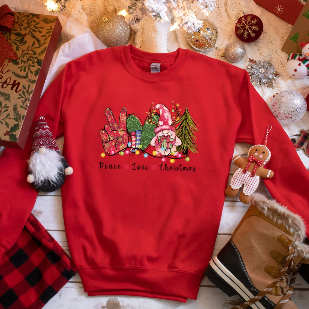 Peace Love Christmas Sweatshirt - Liam & Lore
