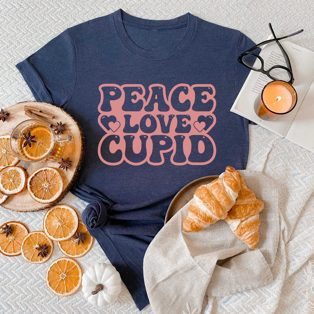 Peace Love Cupid Valentines Shirt - Liam & Lore