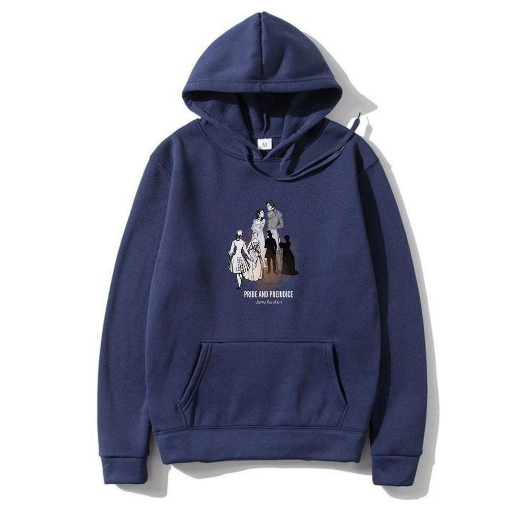 Pride And Prejudice Hoodie - Jane Austen Character Inspired Bookish Hoodie - Liam & Lore