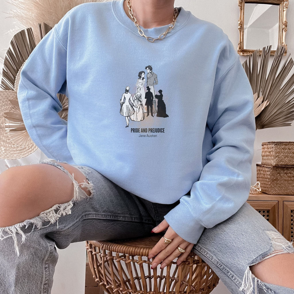 Pride And Prejudice Sweatshirt - Jane Austen Character Inspired Bookish Sweatshirt - Liam & Lore
