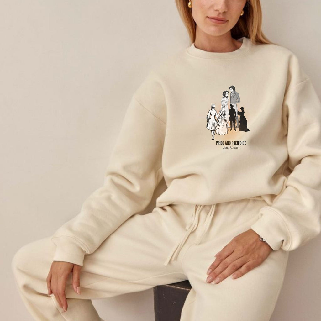 Pride And Prejudice Sweatshirt - Jane Austen Character Inspired Bookish Sweatshirt - Liam & Lore
