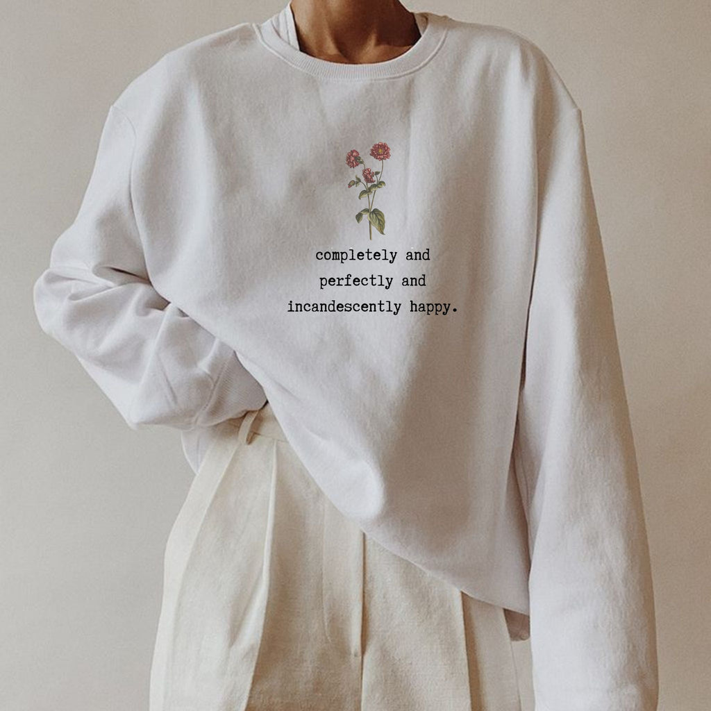 Pride And Prejudice Sweatshirt - Jane Austen Inspired Quote Sweatshirt - Liam & Lore