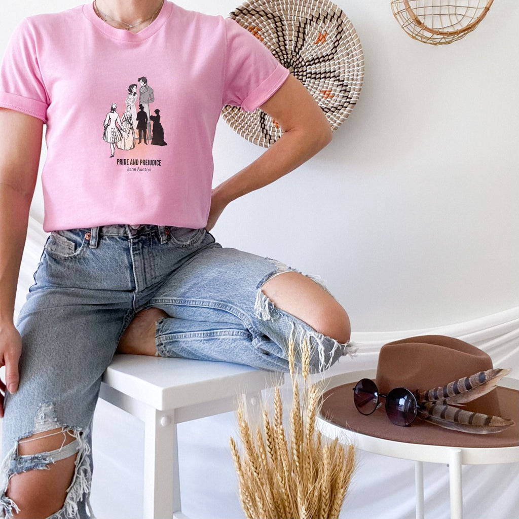 Pride And Prejudice T-Shirt - Jane Austen Character Bookish Shirt - Liam & Lore