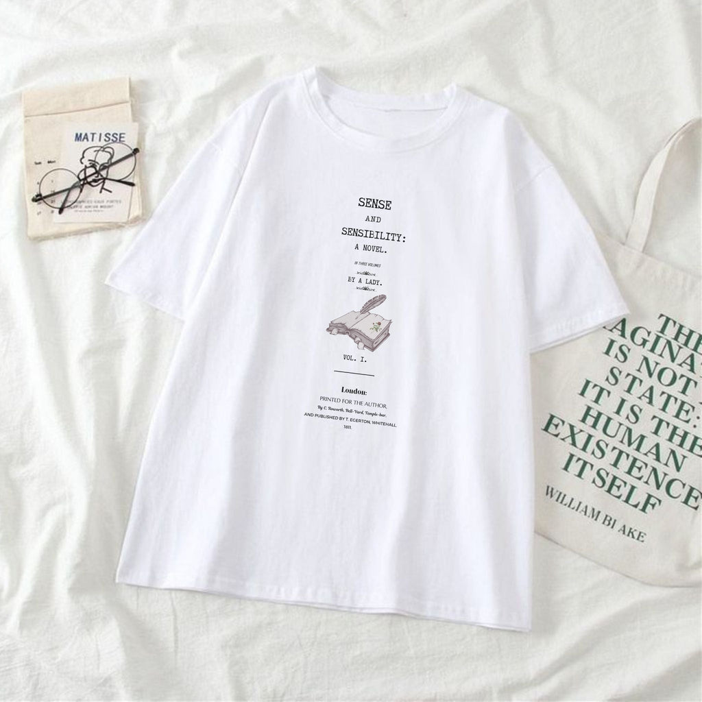 Sense and Sensibility Shirt - Jane Austen Inspired Bookish Shirt - Liam & Lore