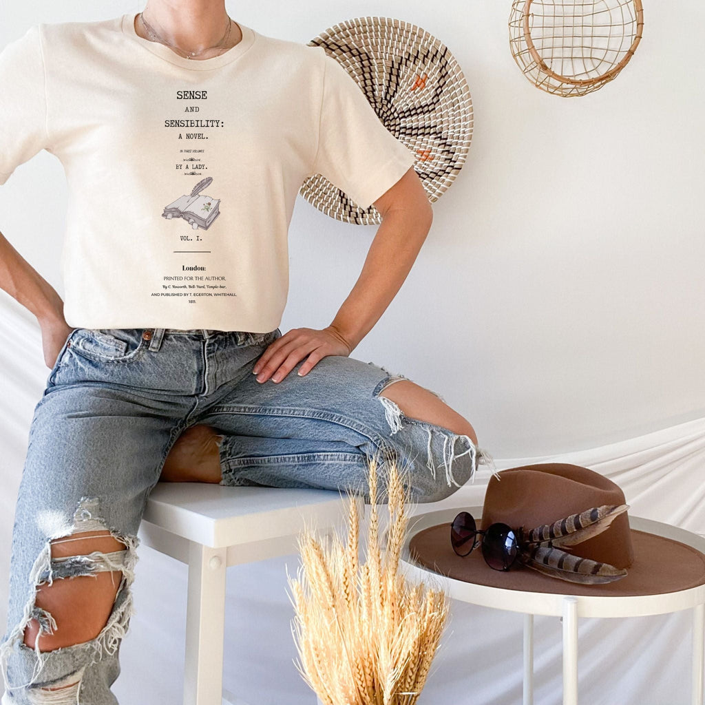 Sense and Sensibility Shirt - Jane Austen Inspired Bookish Shirt - Liam & Lore