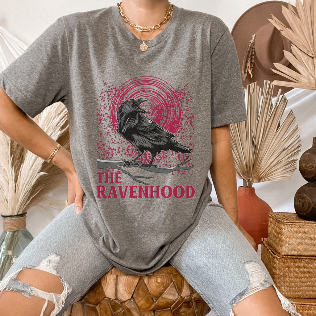 Dark Heather The Ravenhood Shirt - Kate Stewart Bookish Inspired Shirt