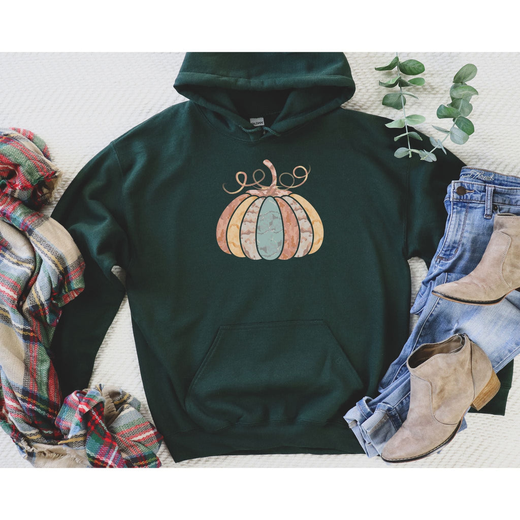 Watercolor Pumpkin Hoodie - Liam & Lore