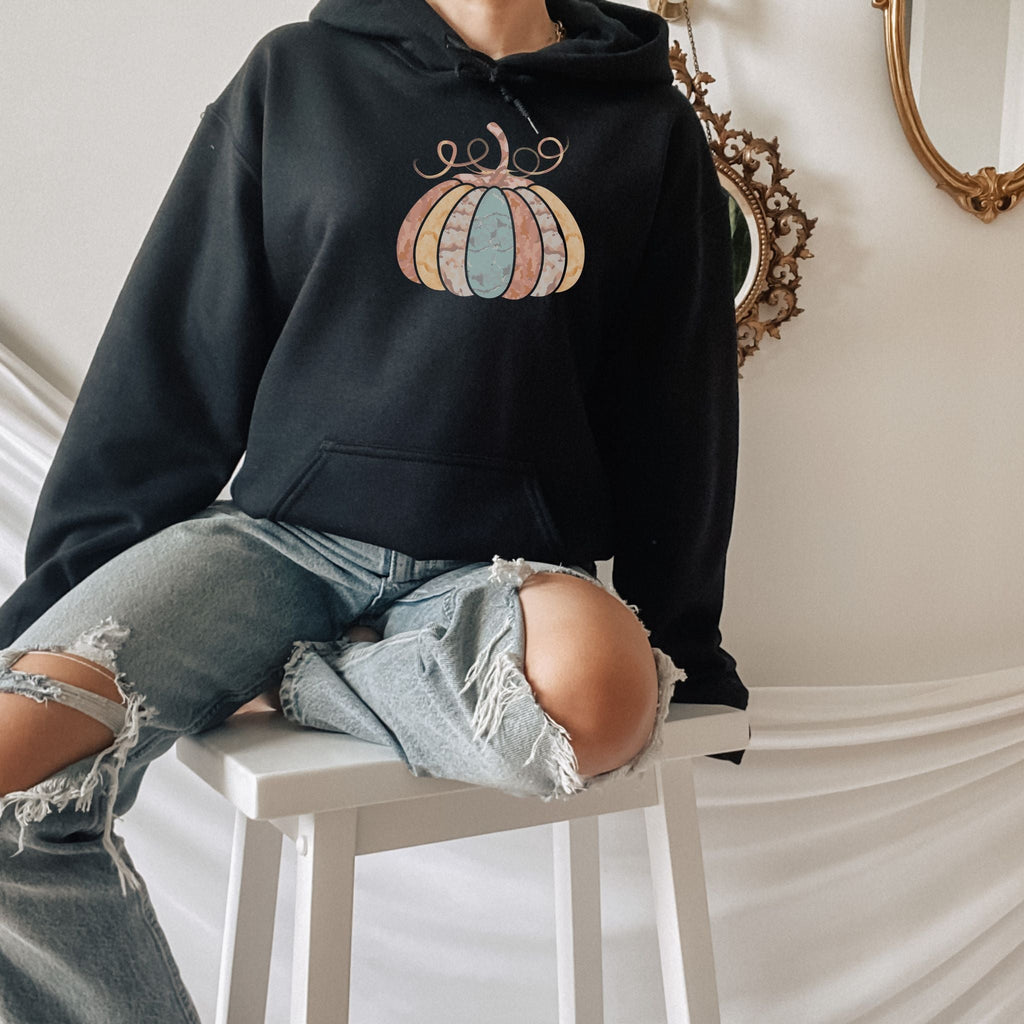 Watercolor Pumpkin Hoodie - Liam & Lore