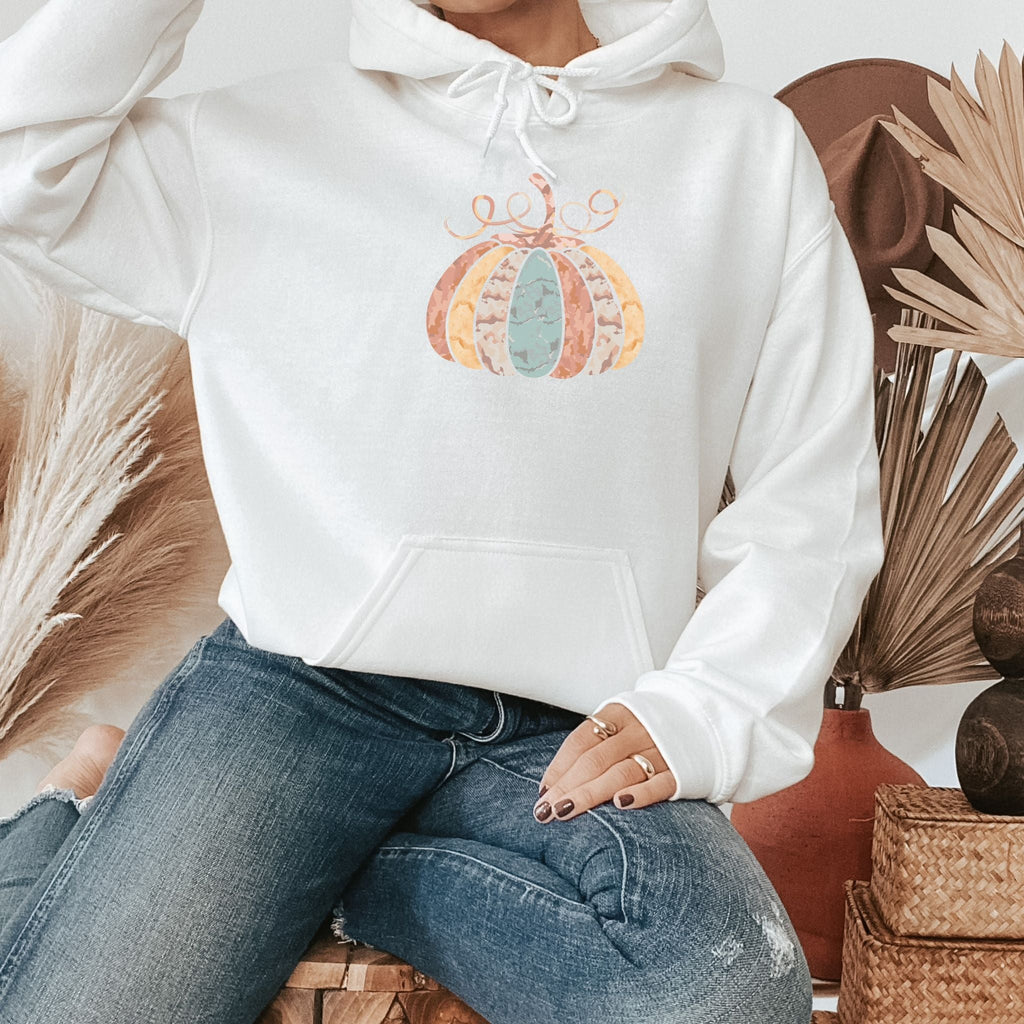 Watercolor Pumpkin Hoodie - Liam & Lore