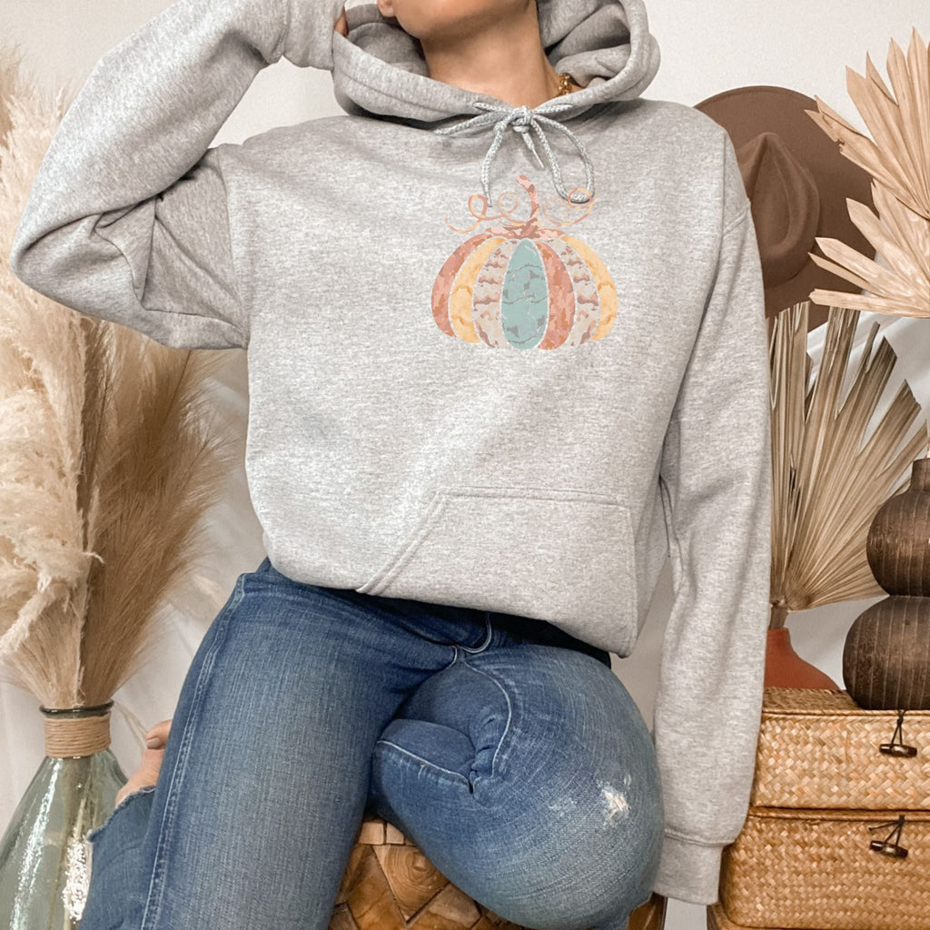 Watercolor Pumpkin Hoodie - Liam & Lore