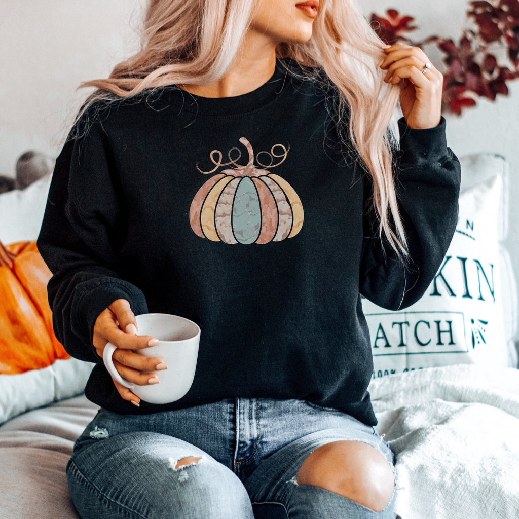 Watercolor Pumpkin Sweatshirt - Liam & Lore